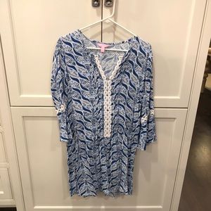 Lilly Pulitzer Hollie Tunic Dress Mermaids Tail M